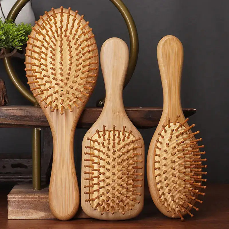 Cepillo para el Cabello de Bambú Puro