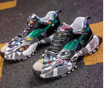 Zapatillas Coloridas de Moda para Hombre Otoño