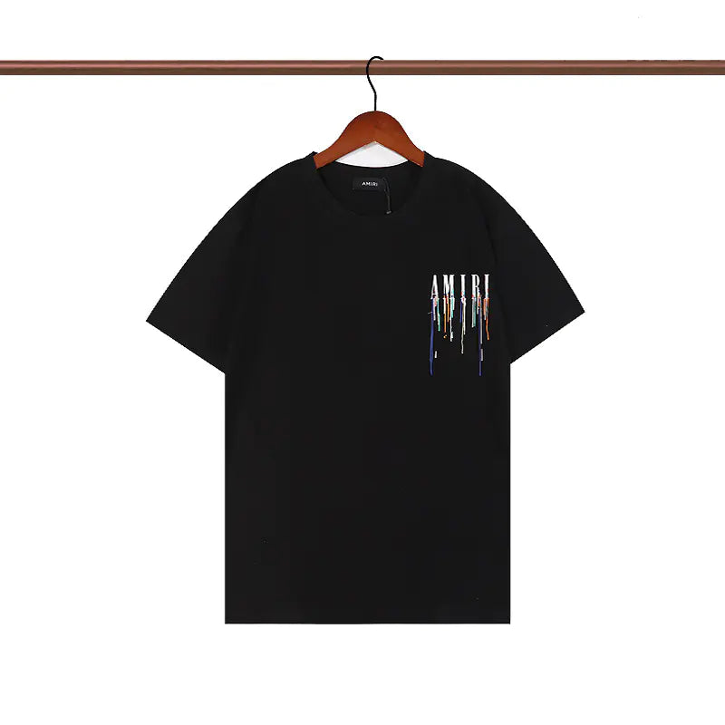 Camiseta Unisex de Manga Corta con Estampado Amiri (Estilo Veraniego)