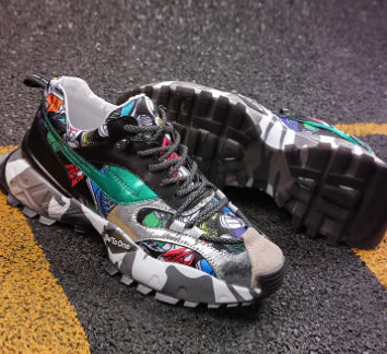 Zapatillas Coloridas de Moda para Hombre Otoño