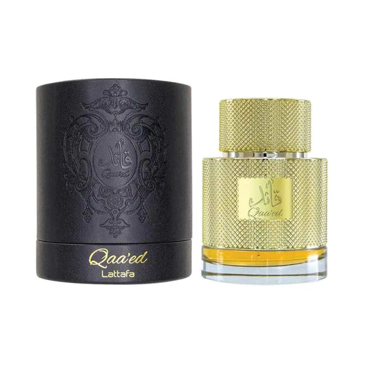 Lattafa Perfumes Qaaed para Unisex Eau de Parfum en Spray de 3.4 Onzas
