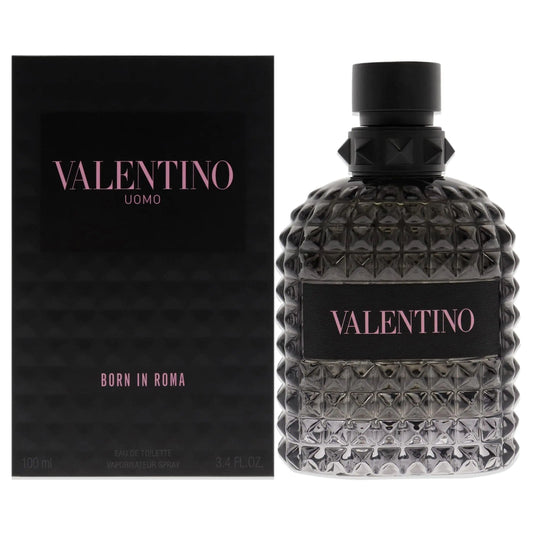 Valentino Uomo Born In Roma para Hombres, 3.4 oz Spray de Eau de Toilette