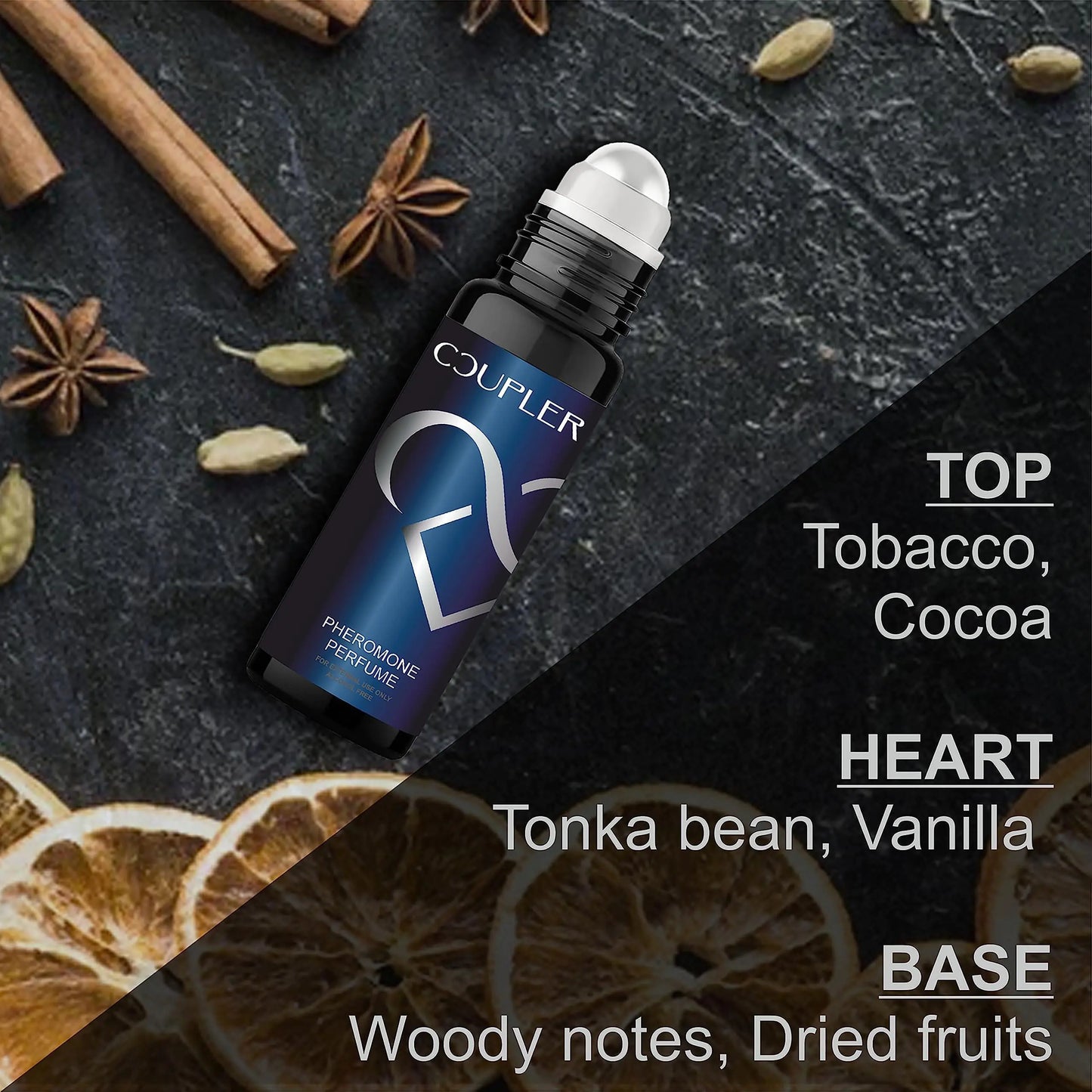 Perfume en Aceite para Hombres Rollon 10ml 1fl oz Colonia para Hombres Fragancia Premium Duradera