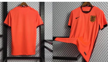 England Away Euro 2022 Jersey - Red (Custom Option)