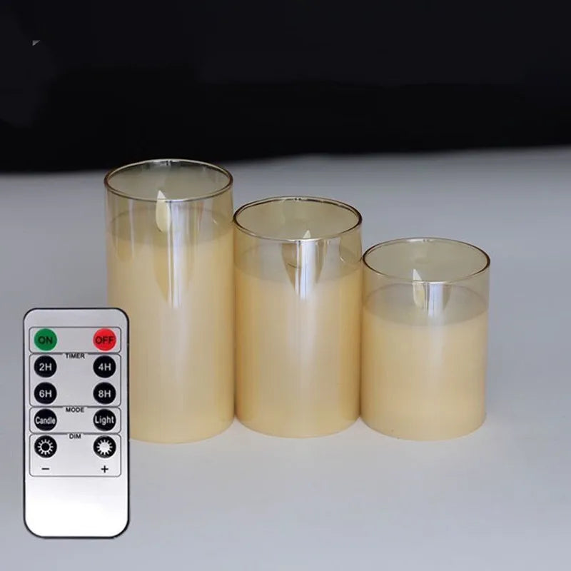 Velas de Pilar LED Recargables por USB
