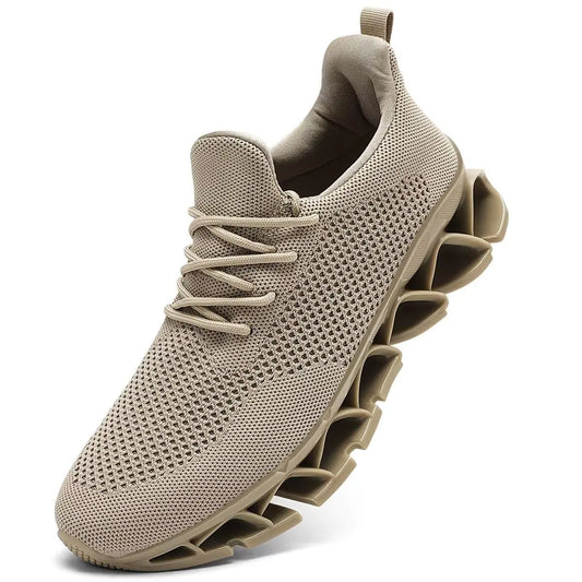 Zapatillas de Correr para Hombre Blade, Tenis Deportivos Transpirables de Malla Sin Cordones, Zapatillas de Moda para Caminar Entrenadores